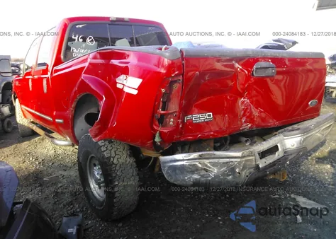 1999 Ford F-250 Lariat/Xl/Xlt из США, поврежденный, VIN 1FTNW21SXXED48501